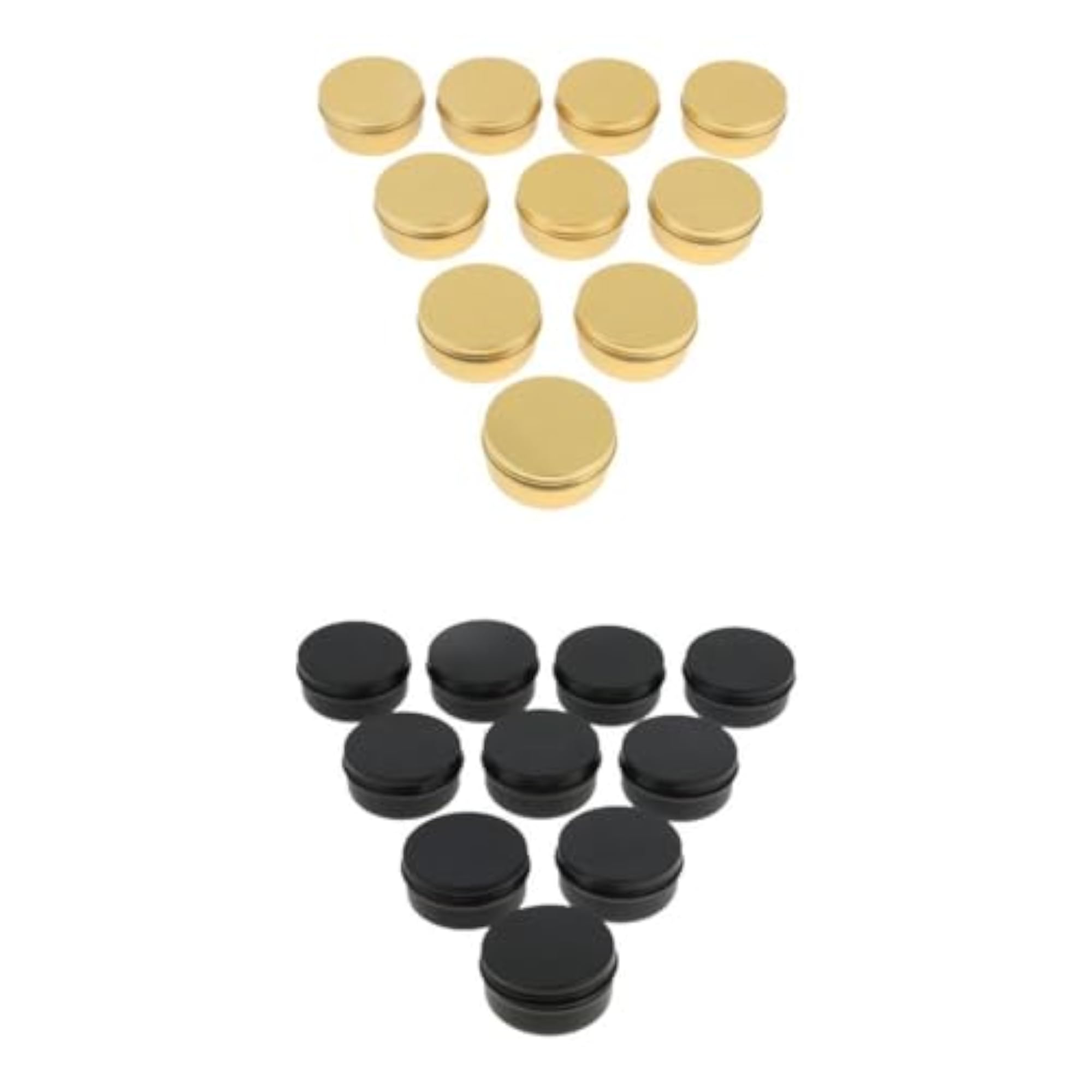 20pcs Empty Metal Cosmetic Containers for Travel